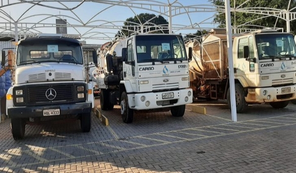 Leilão da Sanesul tem caminhão, motos e utilitários com lance a partir de R$ 17 mil