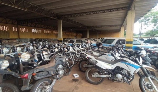 Secretaria de Administração promove leilão com 111 lotes de motocicletas