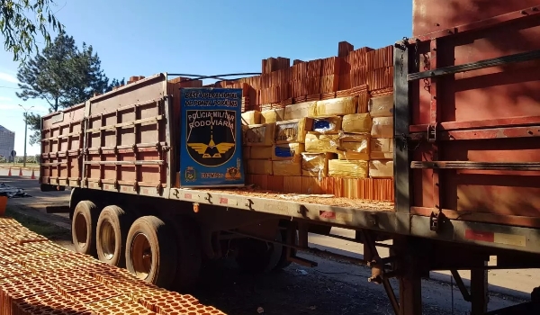 Maconha avaliada em R$ 10,6 milhões é apreendida na MS-164