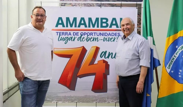 Dr. Bandeira recebe candidato a reeleição como deputado estadual Londres Machado