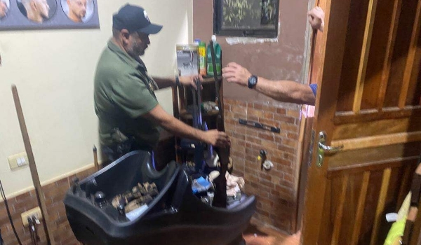 Secretaria Antidrogas apreende armas, projéteis e celulares na fronteira