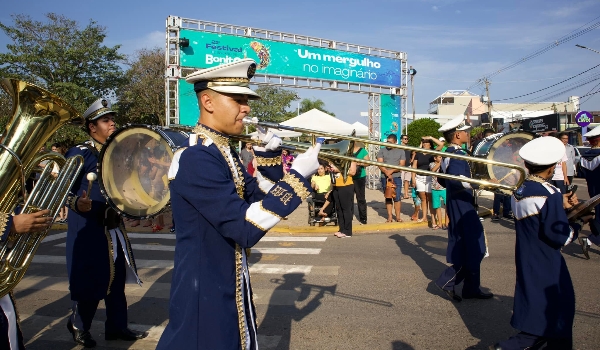 Banda Municipal de Porto Murtinho participa do 21º Festival de Inverno de Bonito