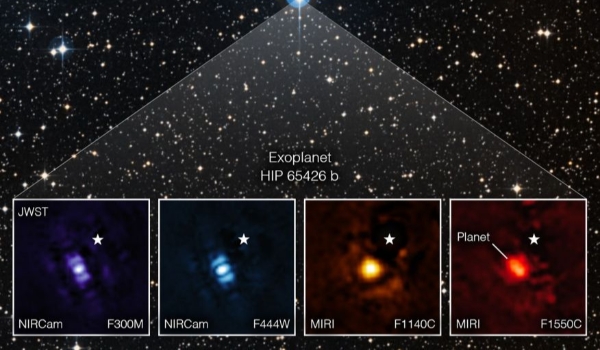 Telescópio Webb captura sua primeira imagem direta de um exoplaneta