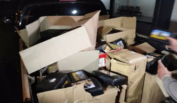 Polícia monitora entreposto e apreende 625 quilos de cocaína 