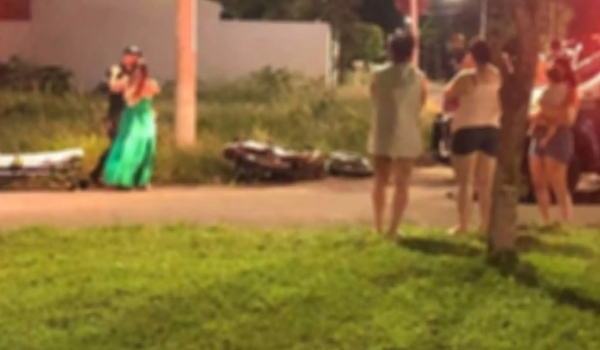 Motociclista bate em poste e tem pé amputado em cidade de MS