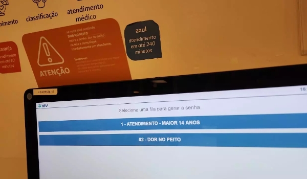 Opção de senha ‘dor no peito’ chama atenção de pacientes em hospital de Campo Grande