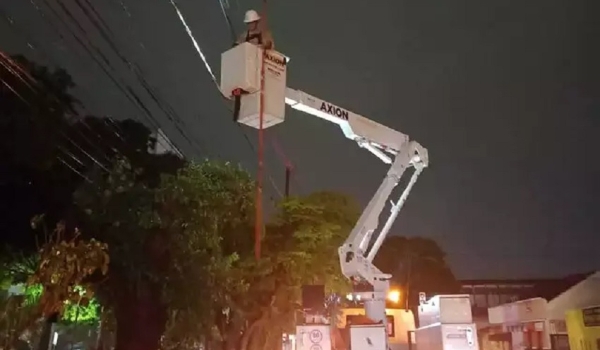 Temporais em MS provocaram queda de 618 mil raios 