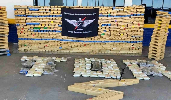 Mulher é presa em Ponta Porã com carga de maconha avaliada em R$ 3,6 milhões