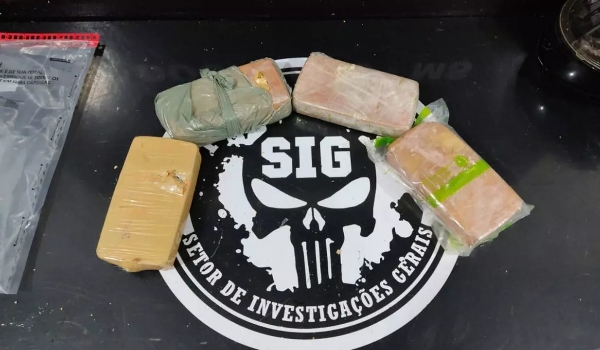 Traficante é preso em Dourados com mais de quatro quilos de cocaína 'guardada' em casa