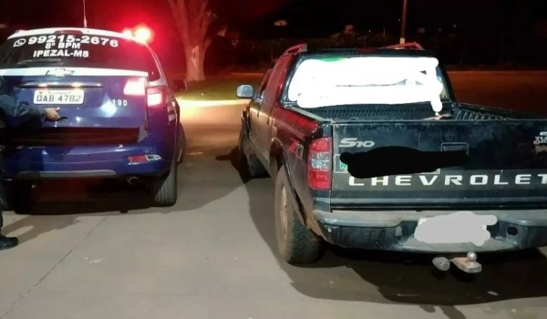 Após fugir da viatura ‘cantando pneus’ motorista bêbado em caminhonete é preso