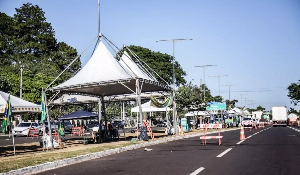 Viatura da PM irá acompanhar diariamente manifestação no CMO em Campo Grande