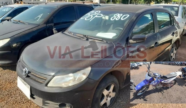Com lances a partir de R$ 1,4 mil, leilão com carros e motos para circulação encerra nesta terça