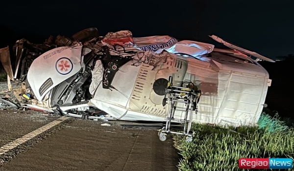 Médico de Jardim morre em colisão frontal entre ambulância e caminhão na BR-060