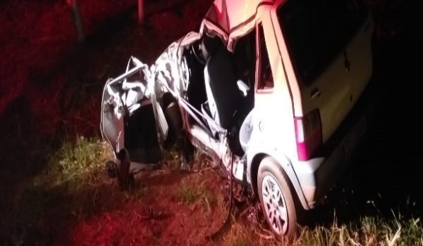 Acidente deixa cinco vítimas na rodovia