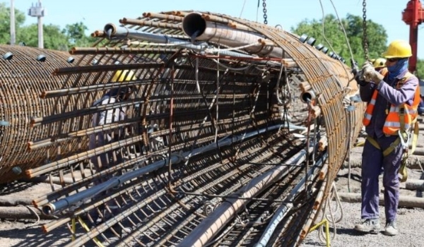 Obras da ponte da Rota Bioceânica avançam e trabalho chega a 13% do cronograma