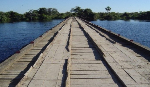 Reforma em ponte sobre o Rio Nabileque começa neste sábado no Pantanal