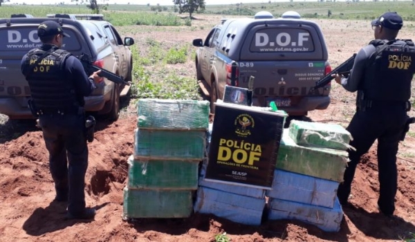 Com investimento em tecnologia e inteligência, apreensões de cocaína aumentaram 82% em MS