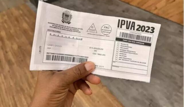 Edital com valor do IPVA de veículos de MS é divulgado pela Sefaz