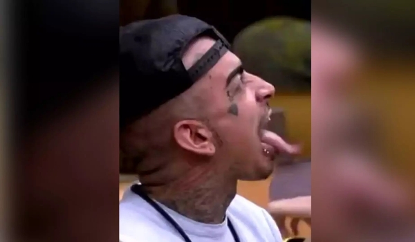 Língua de MC Guimê no BBB 23 viraliza e Lexa diz: 'É babado real'
