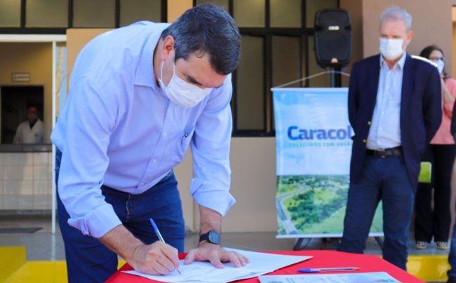 Governo injeta mais de R$ 12 milhões em infraestrutura, saúde e saneamento de Caracol