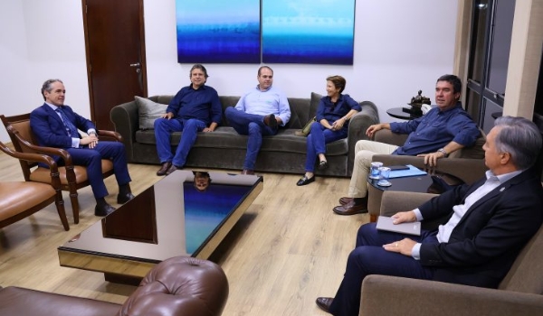 Governador discute questão agrária com Famasul e senadora Tereza Cristina