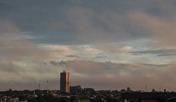 Meteorologia prevê tempo instável e máxima de 34ºC em MS