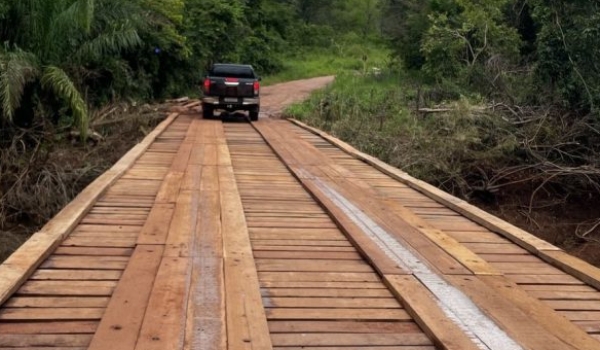 Estado termina manutenção em ponte sobre o Rio Perdido e tráfego de veículos está liberado