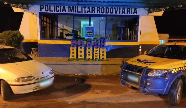Após ser perseguido pela PMR, traficante abandona maconha na MS-156