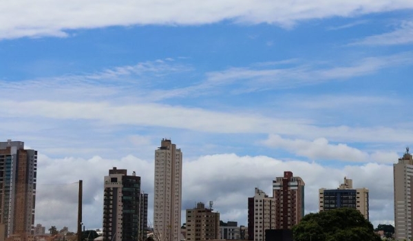 Sol, nebulosidade e chuvas marcam sexta-feira em Mato Grosso do Sul