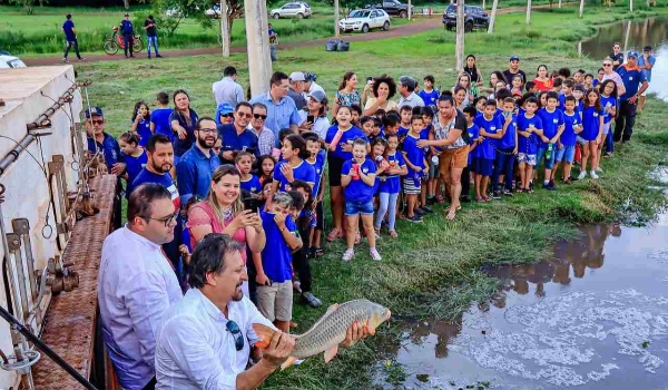 Com mais 3 toneladas de peixes soltos, pescaria gratuita começa hoje em Dourados