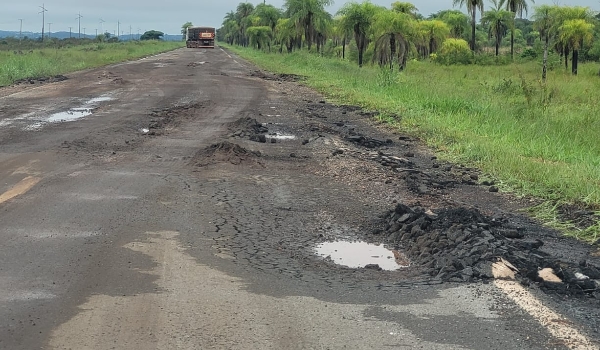 Zeca solicita urgência na recuperação do trecho da BR-267 entre Jardim e Porto Murtinho