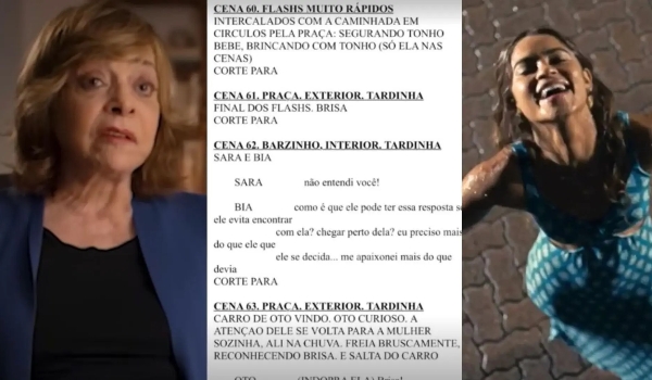 Glória Perez se revolta após cena que ela nunca escreveu ir ao ar em Travessia e prova com roteiro
