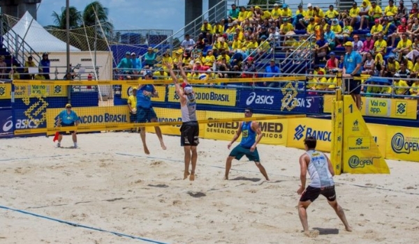 Circuito Brasileiro de Vôlei de Praia começa na Capital com disputas do sub-19 neste sábado