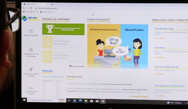 Com R$ 300 mil em prêmios, Nota MS Premiada terá sorteio nesta quarta-feira