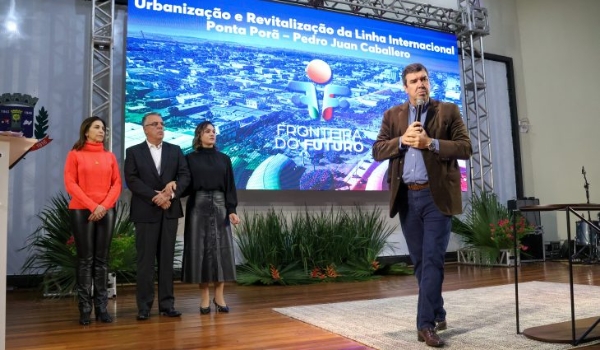 Fronteira do Futuro: Governo de MS garante recurso de contrapartida para financiar obra emblemática