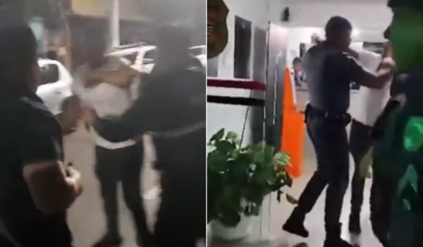 Delegado afastado confronta guardas municipais em frente a delegacia em SP