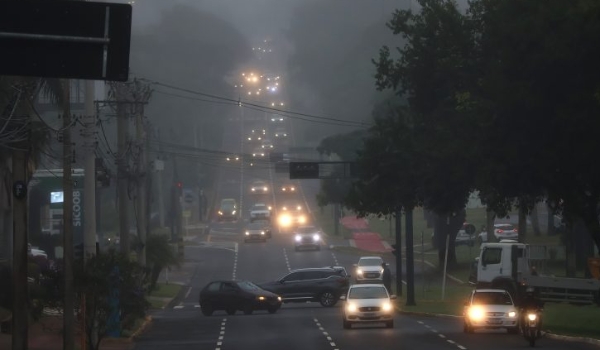 Nebulosidade, chuvas intensas e frio são previstos para quarta-feira em MS