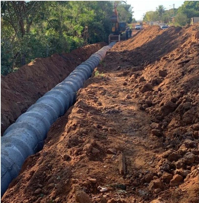 Prefeitura e Secretaria de Obras de Caracol iniciam obras de drenagem