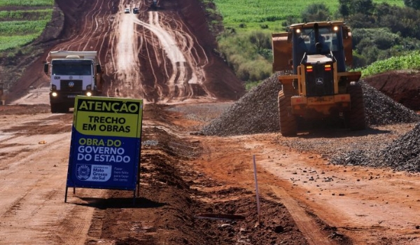 Em Ponta Porã, obras do Contorno Viário Sul recebem R$ 66 milhões