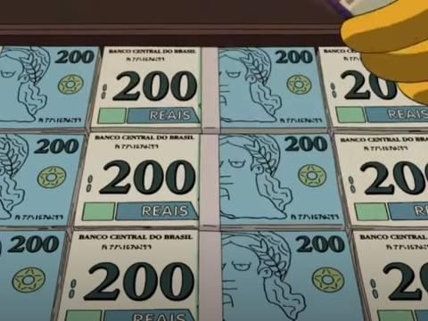 Os Simpsons “previu” nota de R$ 200 em episódio sobre o Brasil