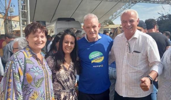 Vereadora Meire Leite, prefeito Neco e executiva do PSDB de Caracol cumprem agenda em Campo Grande