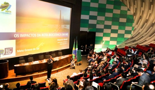 Crescimento econômico: Rota Bioceânica estará pronta em dois anos, avalia governador