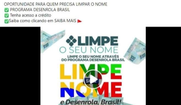 Criminosos tentam aplicar golpes em nome do 