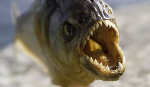 VÍDEO: Seguro para nadar? Vídeo mostra piranhas devorando cabeça de boi em rio