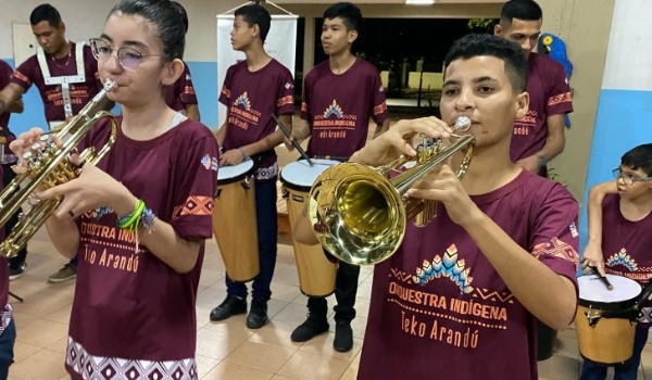 Apoiada pelo Governo de MS, Orquestra Indígena de Anastácio conquista projeção nacional