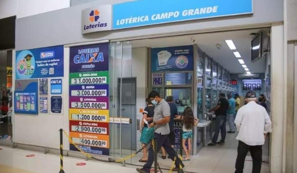 Lotéricas alertam: aposta em prêmio recorde acaba 16h de sábado