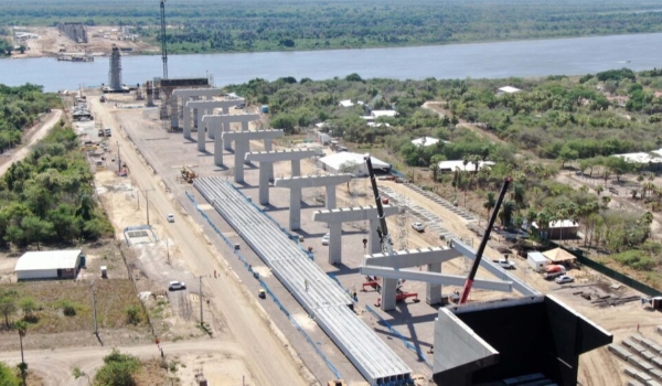 Bioceânica: Progresso na construção da ponte alcança a marca de 40%