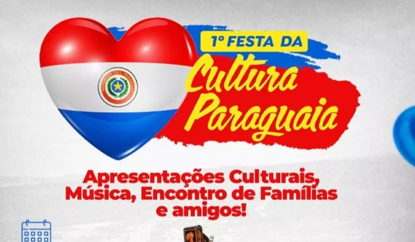 Prefeitura de Caracol convida toda a população para a 1ª Festa da Cultura Paraguaia 
