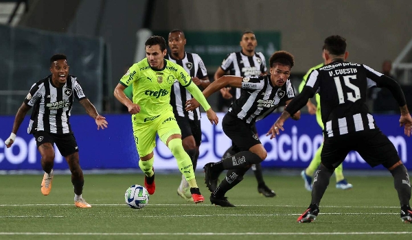 Com virada espetacular, Palmeiras supera Botafogo e faz 4 a 3 no Nilton Santos