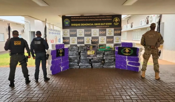 Jovem de 21 anos é preso com 1 tonelada de maconha em rodovia de MS